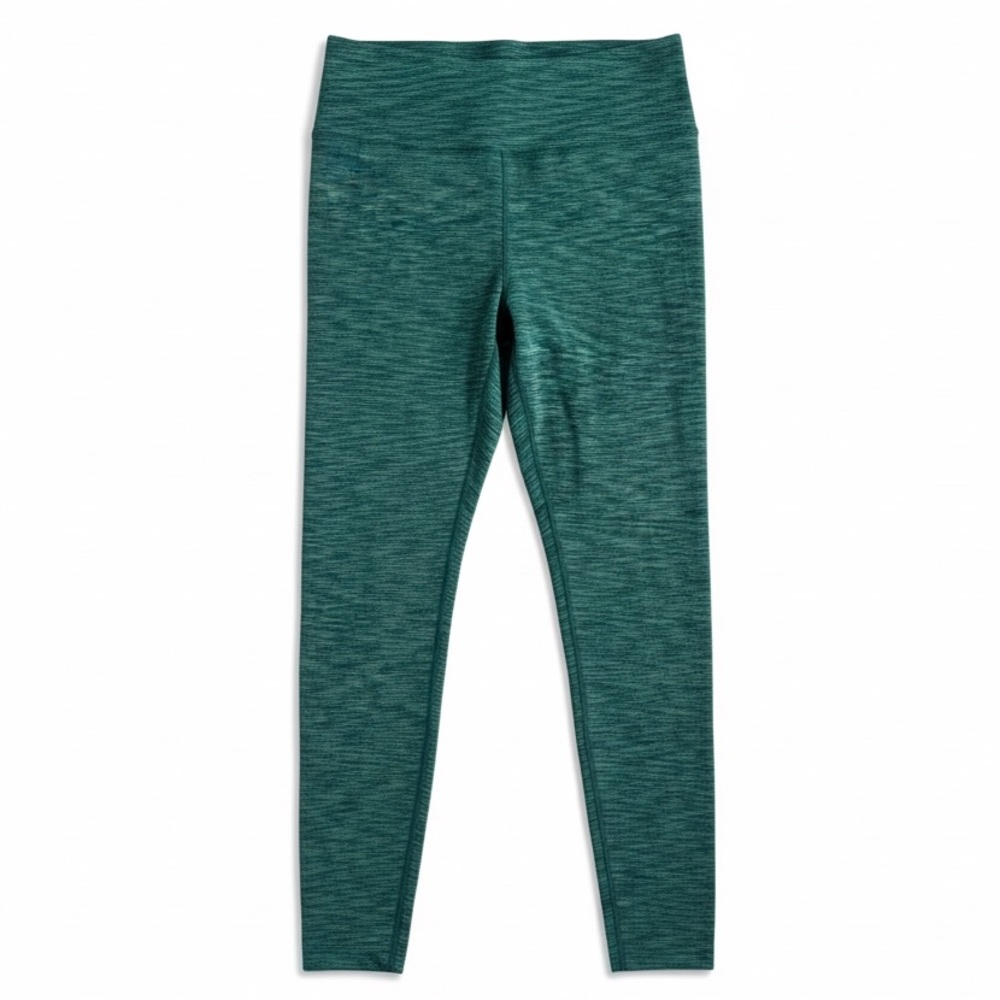 Outdoor Voices TechSweat Leggings Green Heather High Rise Yoga Gym Workout M
